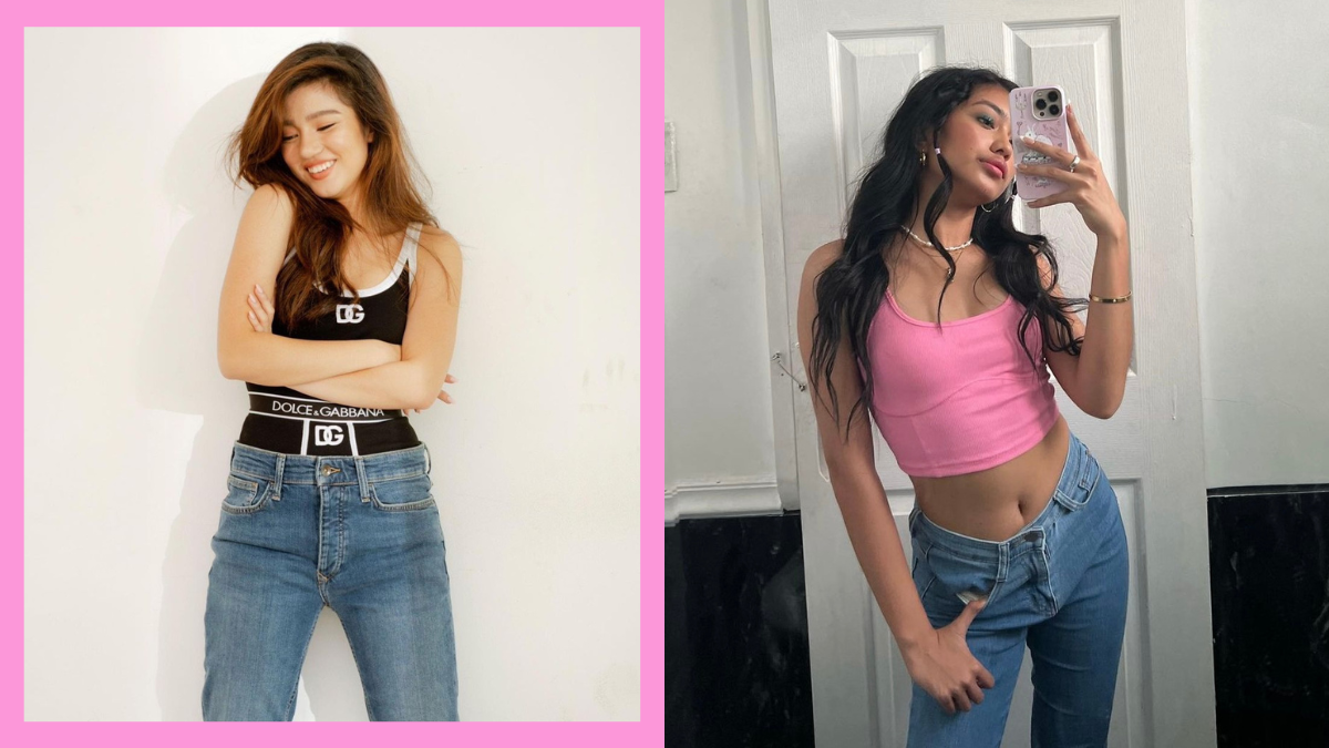 Crop top and low rise jeans  Instagram photo, Low rise jeans