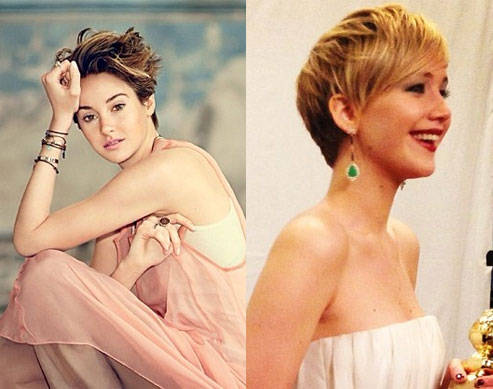Whose Short Hair Style Do You Love Most: Shailene Woodley or Jennifer  Lawrence
