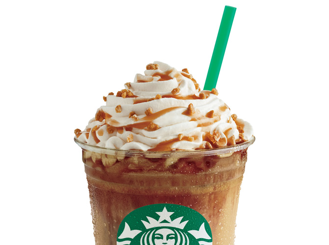 starbucks ribbon caramel crunch