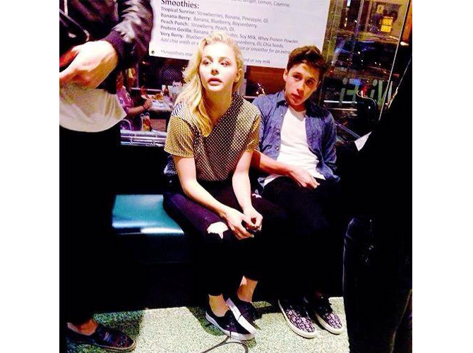 Chloe Grace Moretz and Brooklyn Beckham