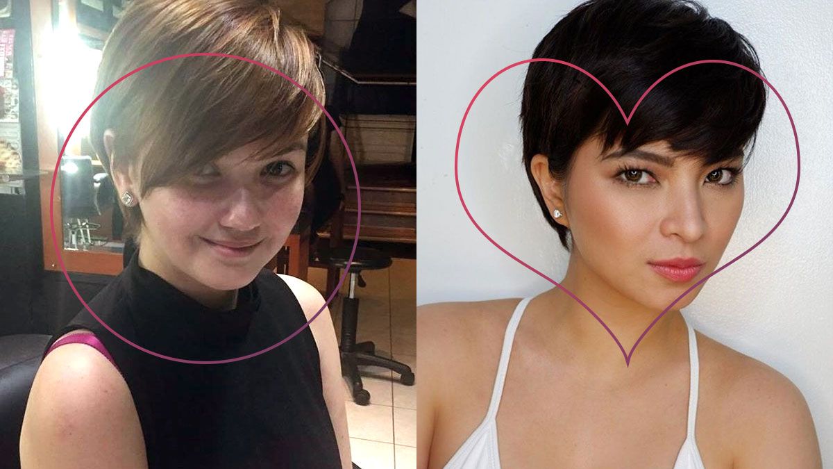 Fat faces with pixie cuts