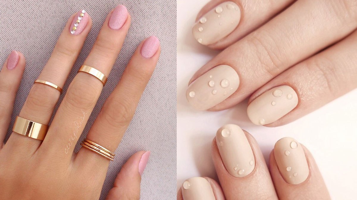 classy subtle nail design