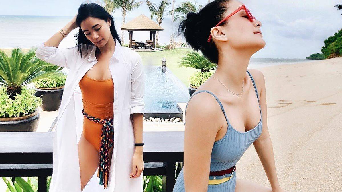 heart evangelista bathing suit