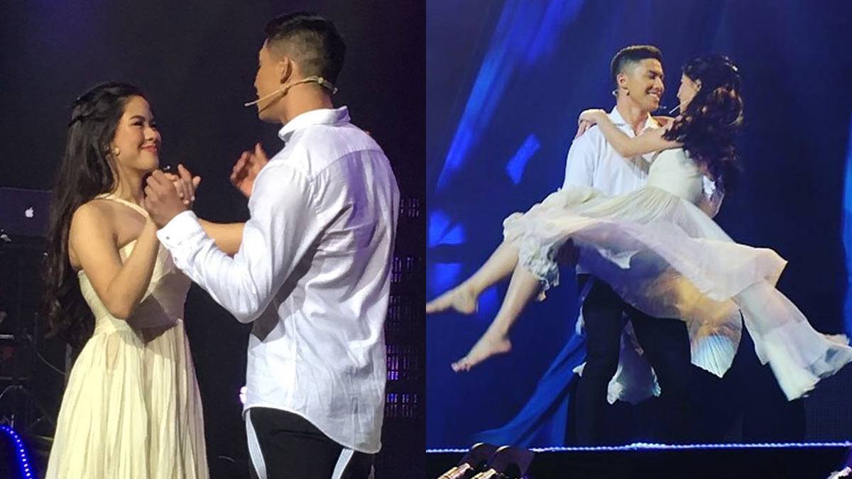 Tony Labrusca And Kisses Delavin Perform 'Rewrite The Stars'