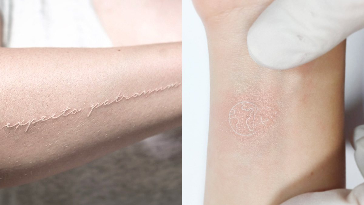 White ink tattoos on white skin: A unique and subtle look - wide 7