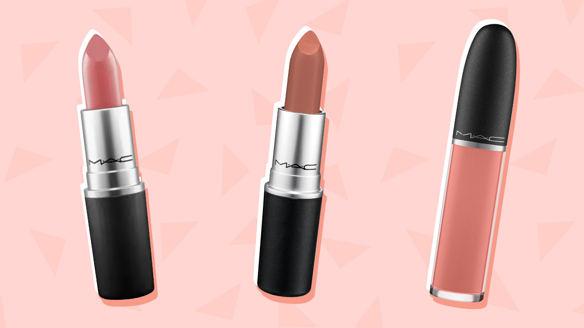 mac lipstick swatches on lips
