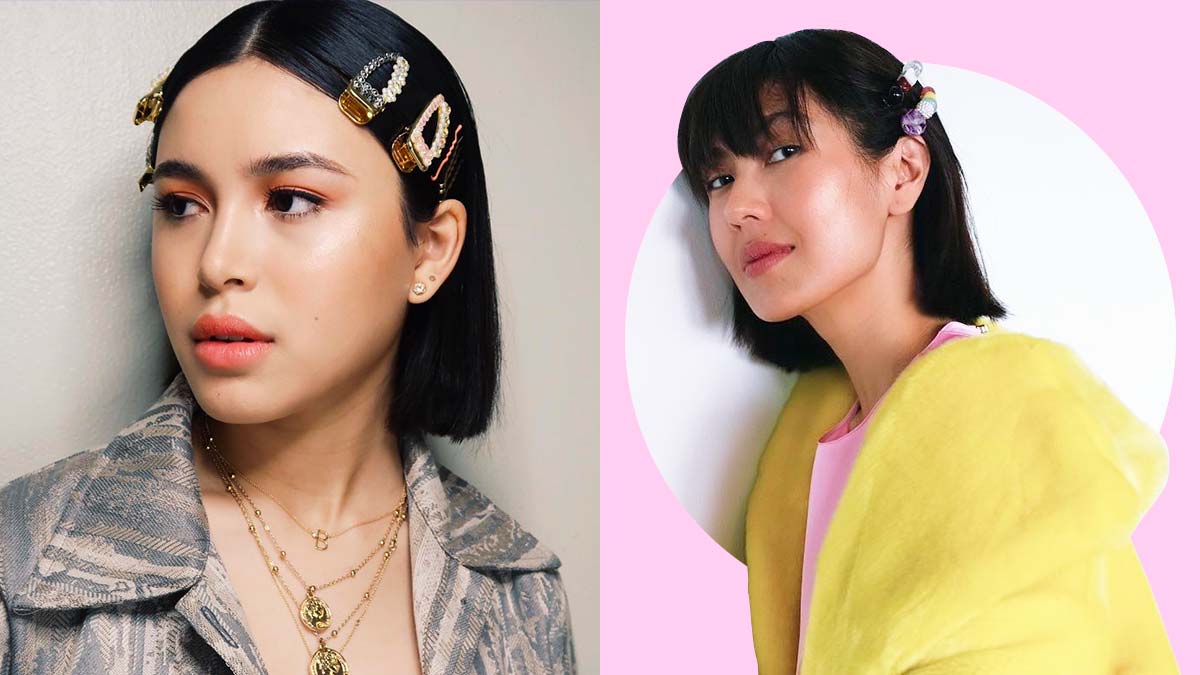 Hair Clip And Barrette Hairstyle Inspo Filipino Celebrities
