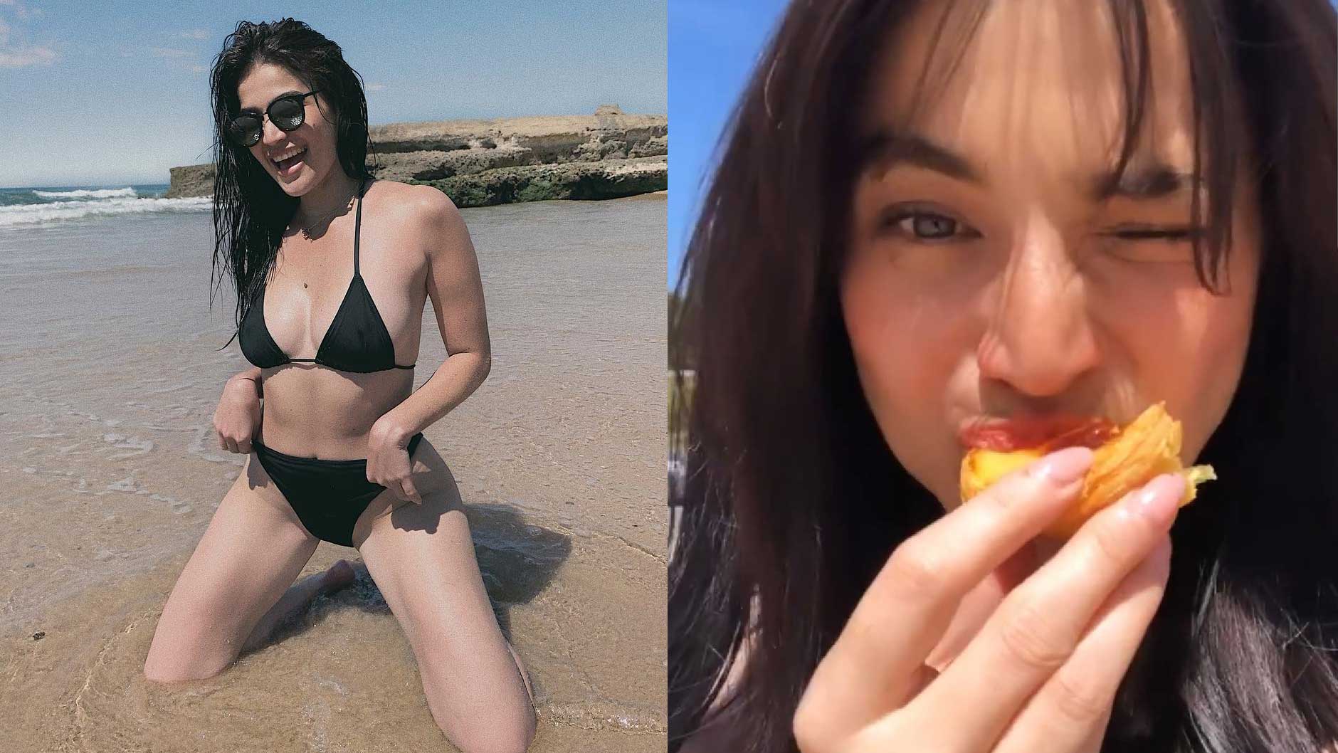 Anne Curtis Eats Egg Tarts And A Burger After Posting Bikini