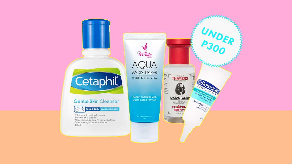 Affordable Skincare Products Under P300