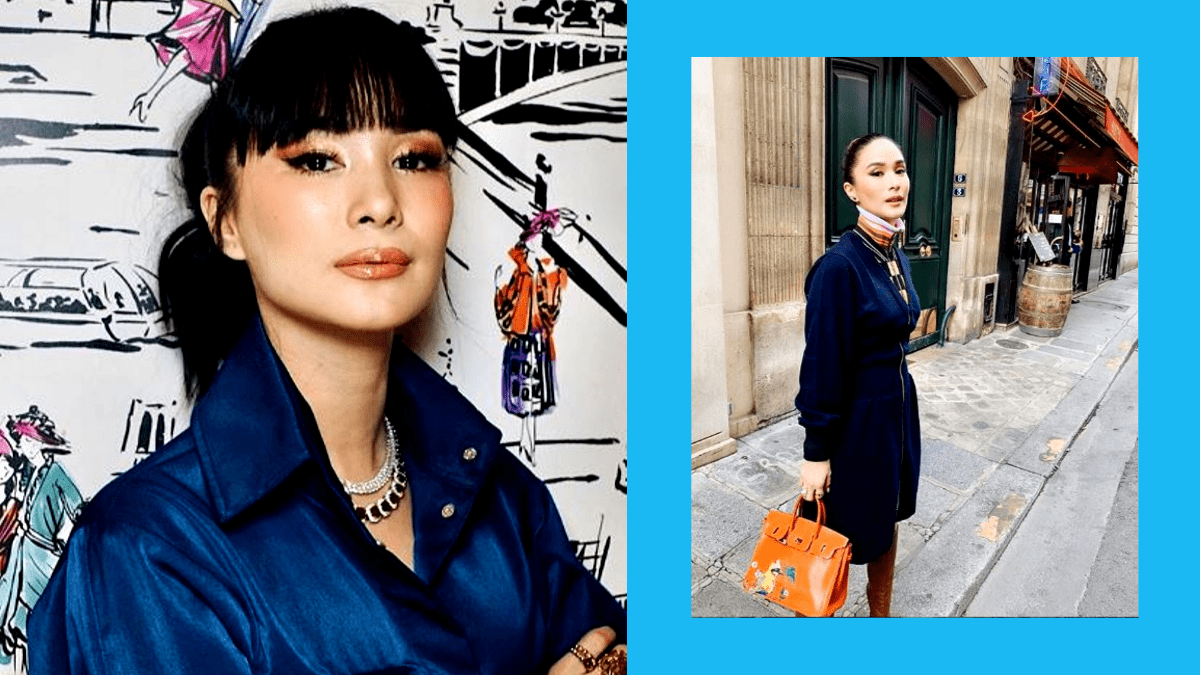 Heart Evangelista sat next to K-pop royalty at Paris Fashion Week