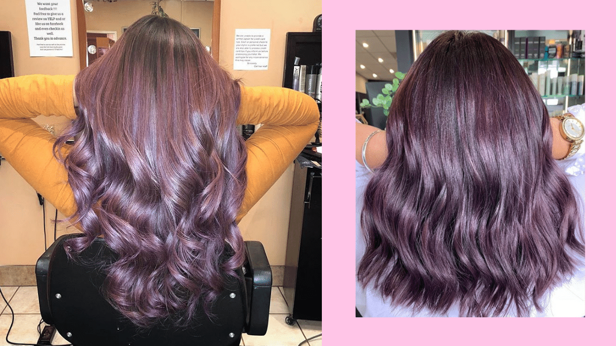 Chocolate Lilac Hair Color Trend