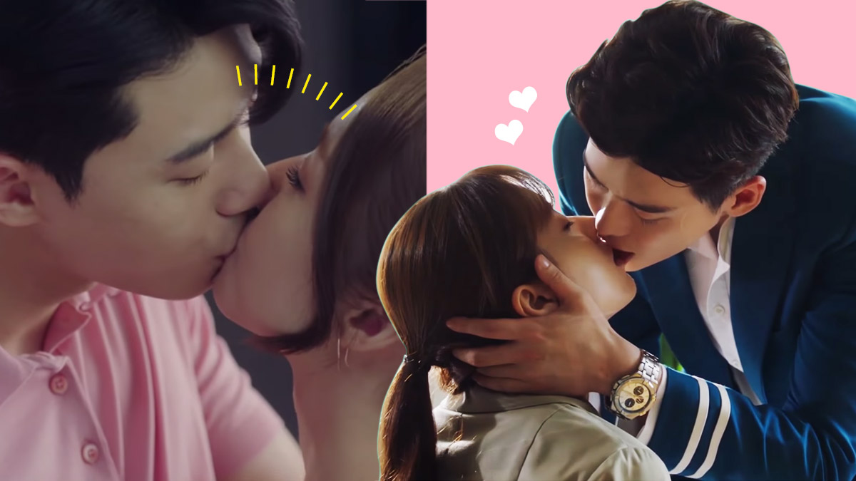 when a man loves korean drama kiss scene