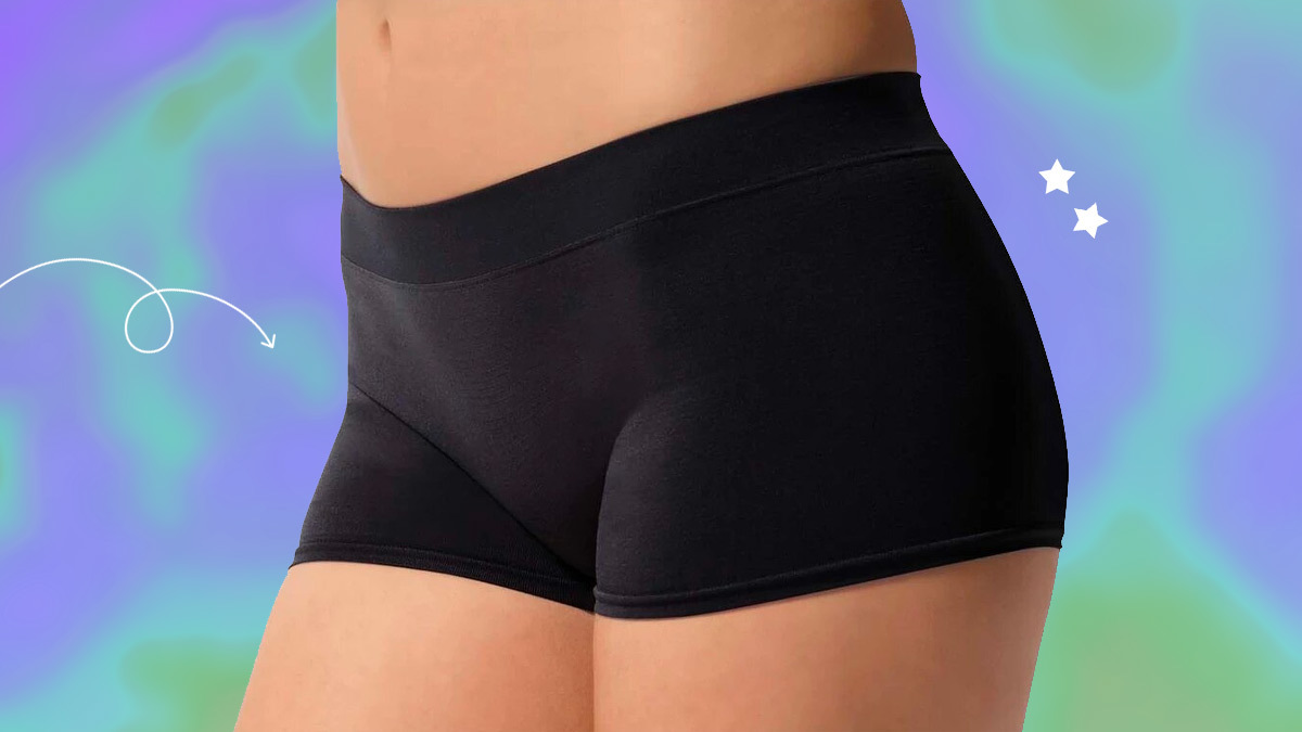 2 Pack Seamless Black Brief Knickers NO VPL Seamfree – Just For