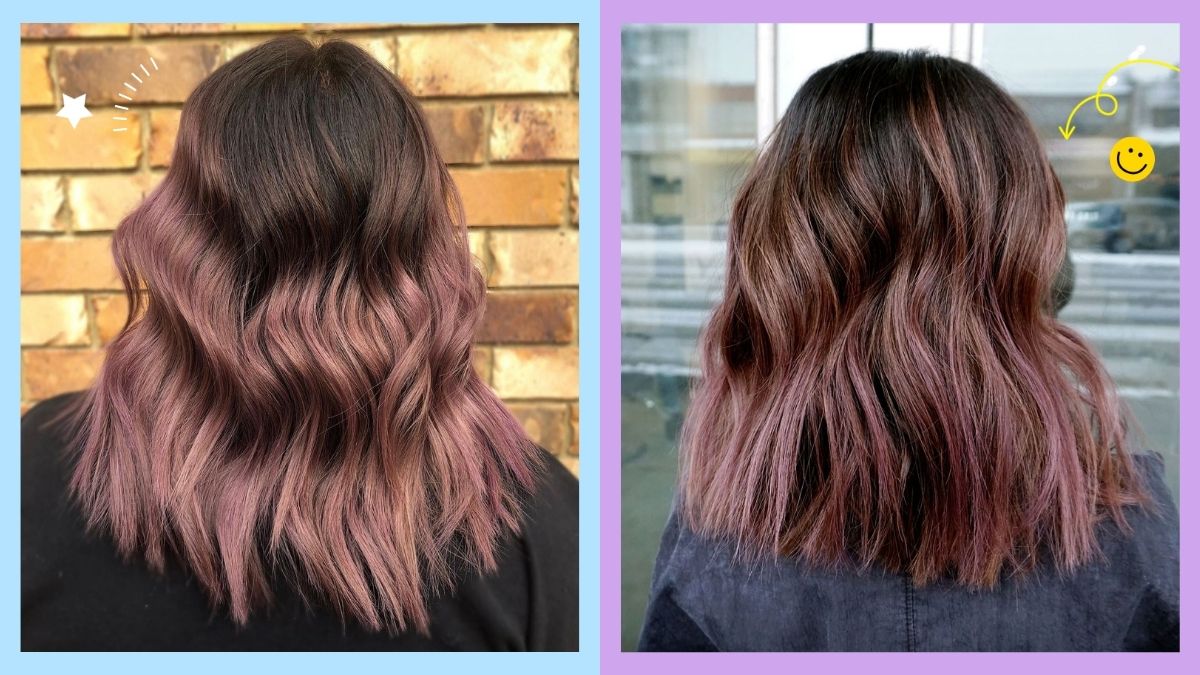 Chocolate Lilac Hair Color Trend
