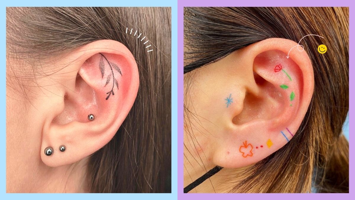 Small Ear Tattoo Ideas - wide 2