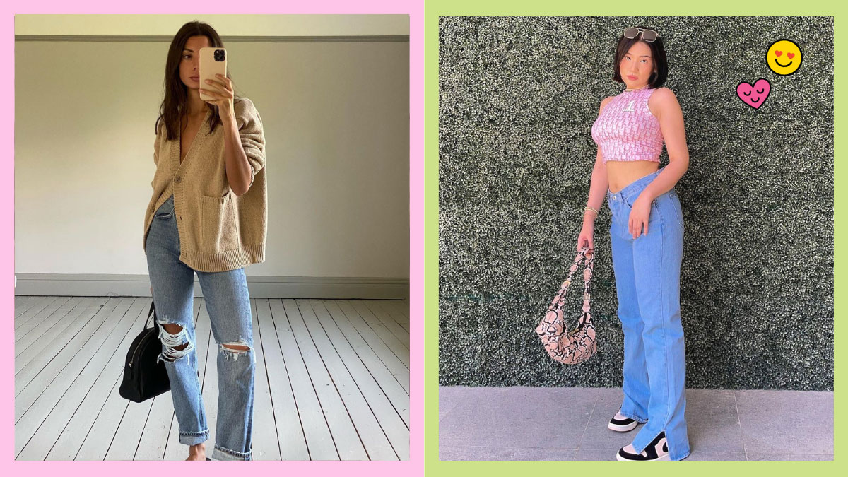 How To Style An Oversized Sweater With Mom Jeans