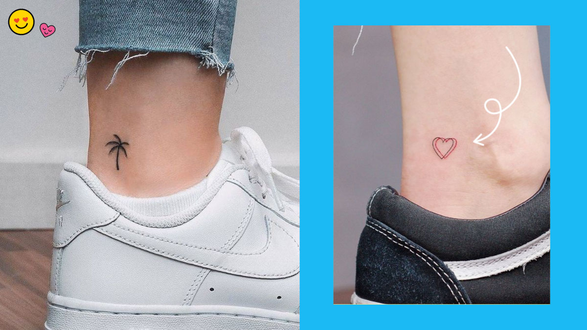 Etablering is grænseflade 20 Small Ankle Tattoos You'll Want To Try