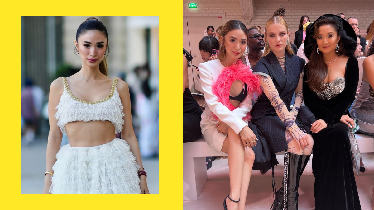 Heart Evangelista meets 'Emily in Paris' stars Camille Razat and Ashley  Park at fashion show