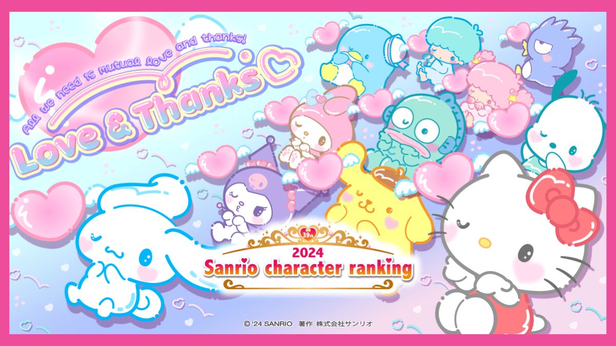 Cinnamoroll Tops 2024 Sanrio Character Ranking Contest