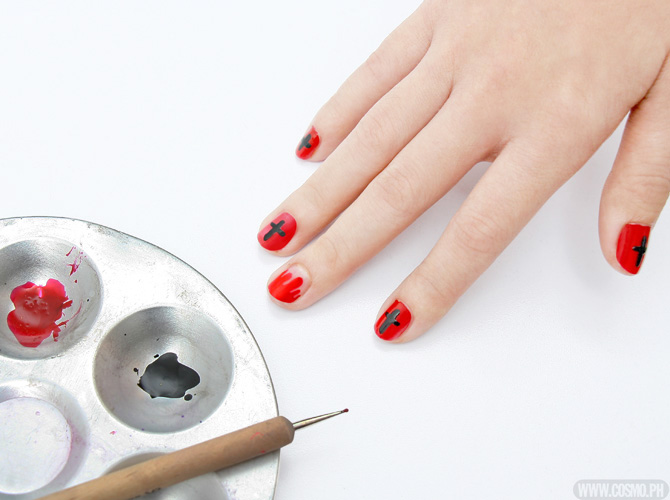 Diy Nail Art Blood Nails