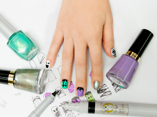 Diy Nail Art Boo