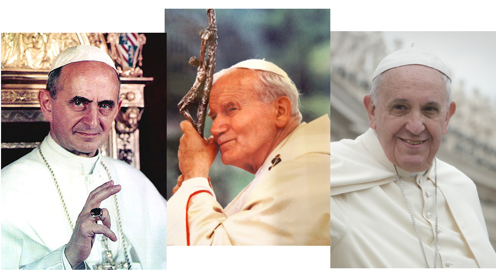 Looking Back at Three Catholic Popes Who Have Visited The Philippines