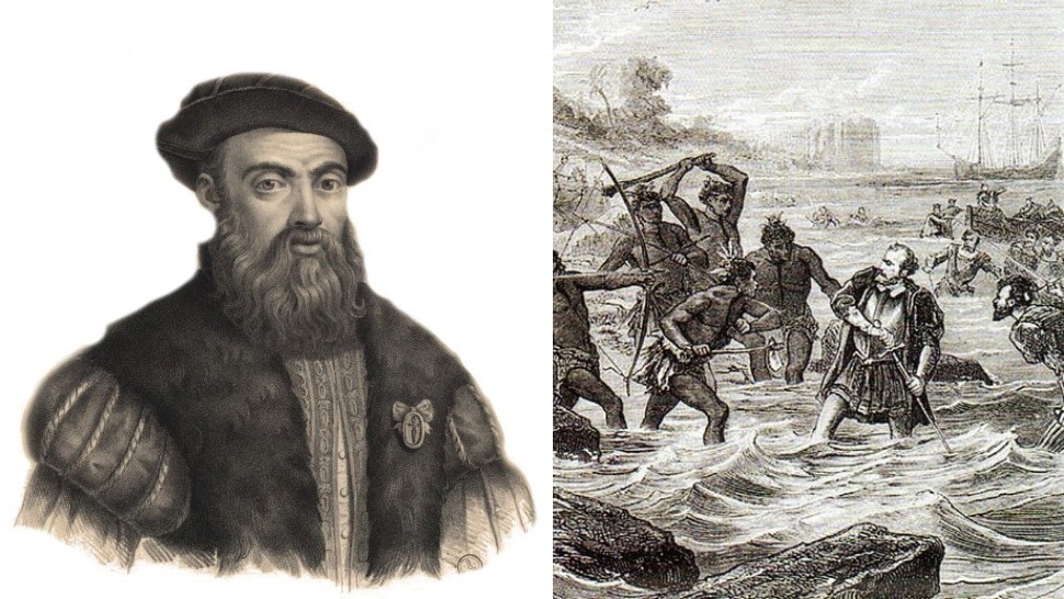 Magellan's Death as Described by Antonio Pigafetta