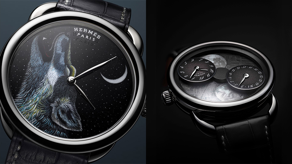 hermes watch moon