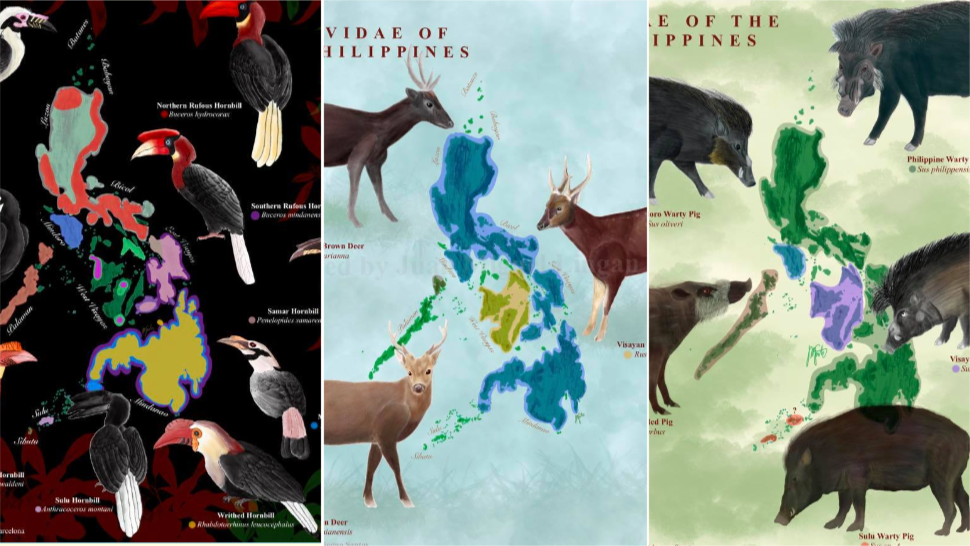 Juan Miguel Santos Created Beautiful Maps of Philippine Wildlife