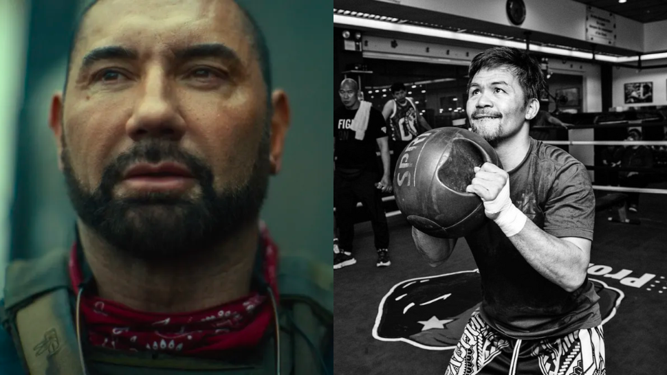 Dave Bautista diz que cobriu tatuagem de Manny Pacquiao após