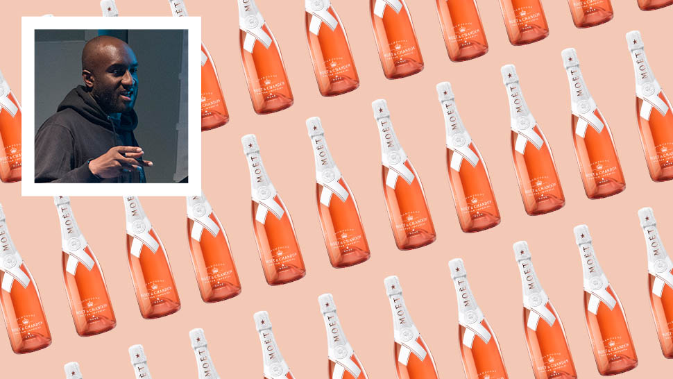 Virgil Abloh Designs Moet Champagne