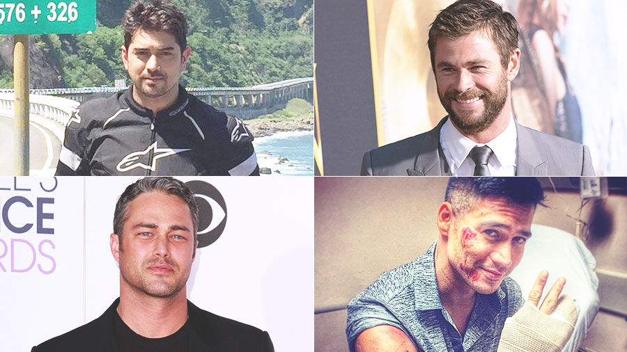 30 Male Celebrities With and Without Facial Hair
