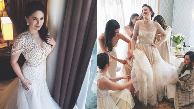 30 Celeb Brides Who Looked Stunning In Gowns With Sleeves | Bridal Book FN