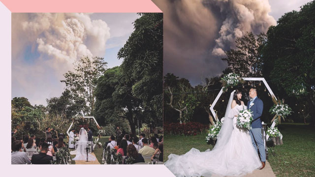 This Couple Got Married In Tagaytay Amid Taal Volcano Eruption Bridal Book Fn 7766