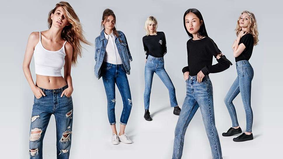 types of topshop jeans