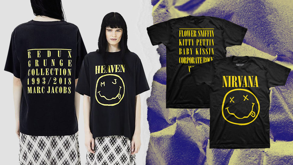 Nirvana Sues Marc Jacobs For Copying The Band S Smiley Face Logo