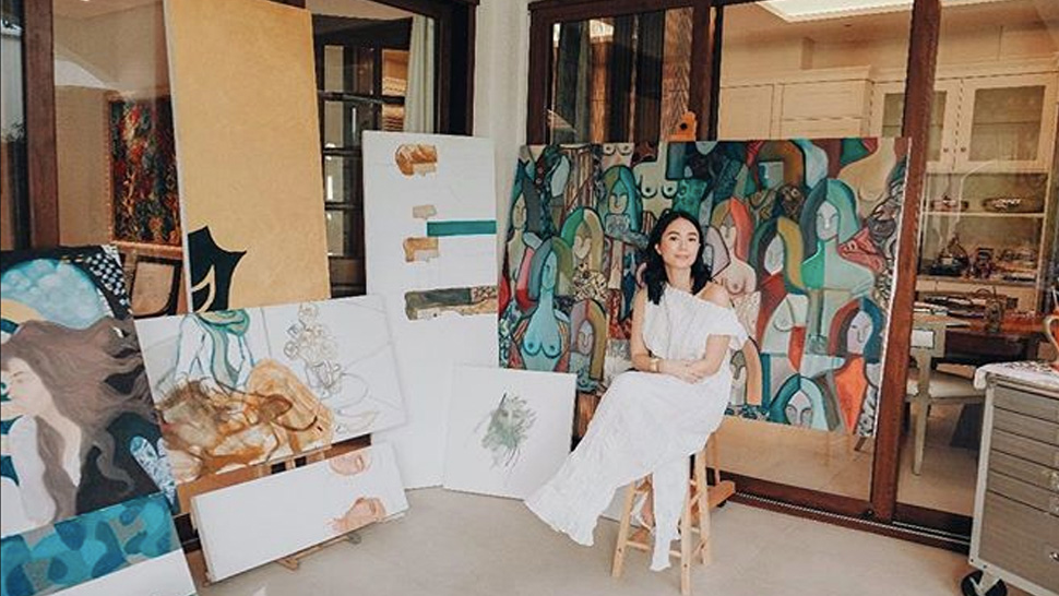 Heart Evangelista paints a Filipino-inspired picture on her Louis