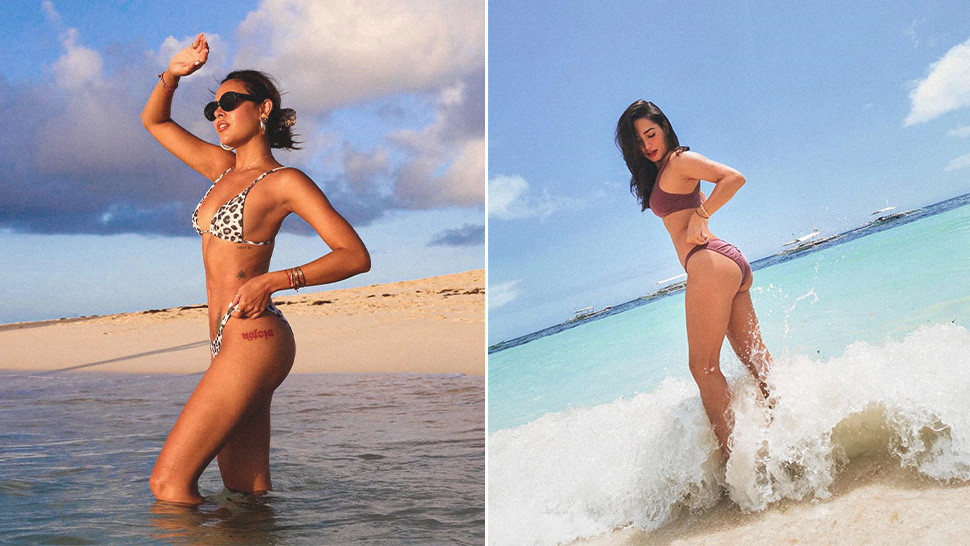 Bikini Lift Beach Pose On Instagram