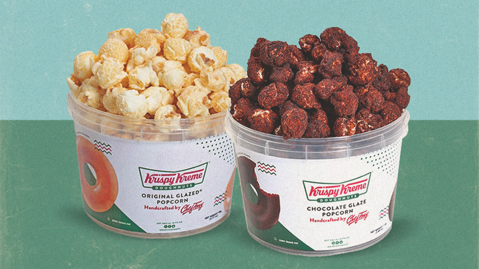 krispy kreme pop corn