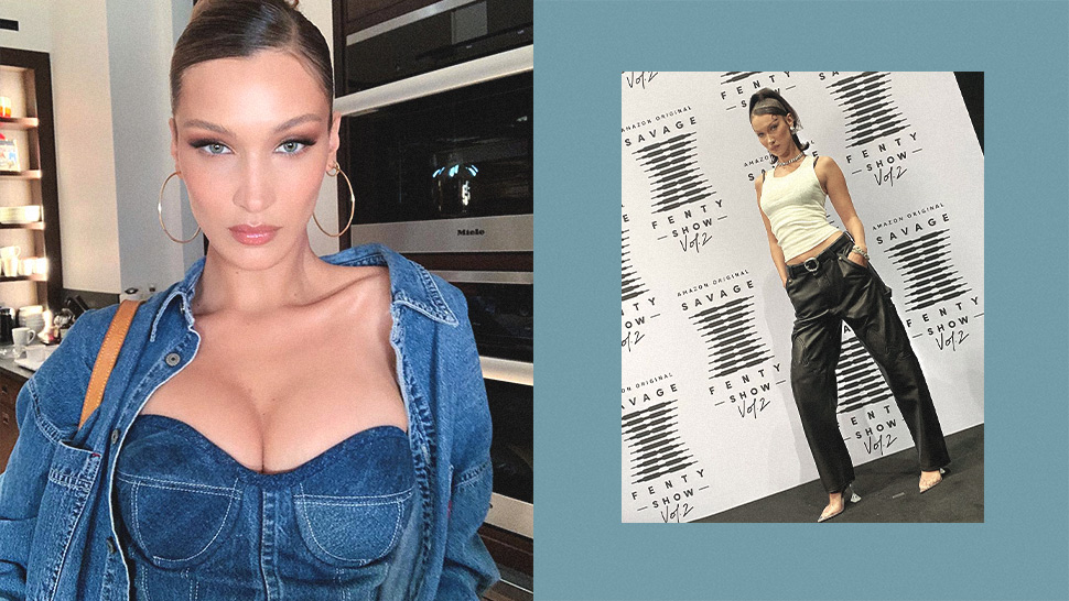 Bella Hadid's Louis Vuitton Crop Top Brought Back the 2000s