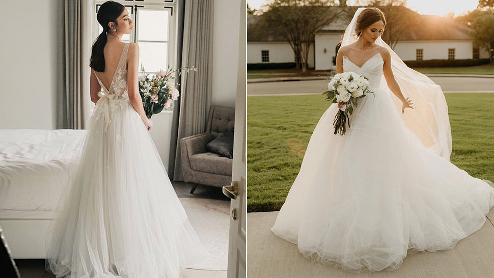 12 Dreamy Tulle Wedding Dresses To ...