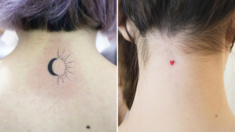 60 Impressive Neck Tattoo Ideas That You Will Love  Blurmark  Neck tattoos  women Back of neck tattoo Neck tattoo