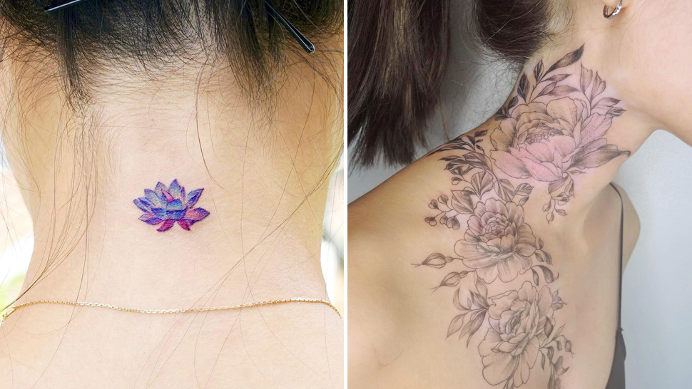 From Ariana to Rihanna 13 Celebrity Neck Tattoos to Inspire Your Next Ink