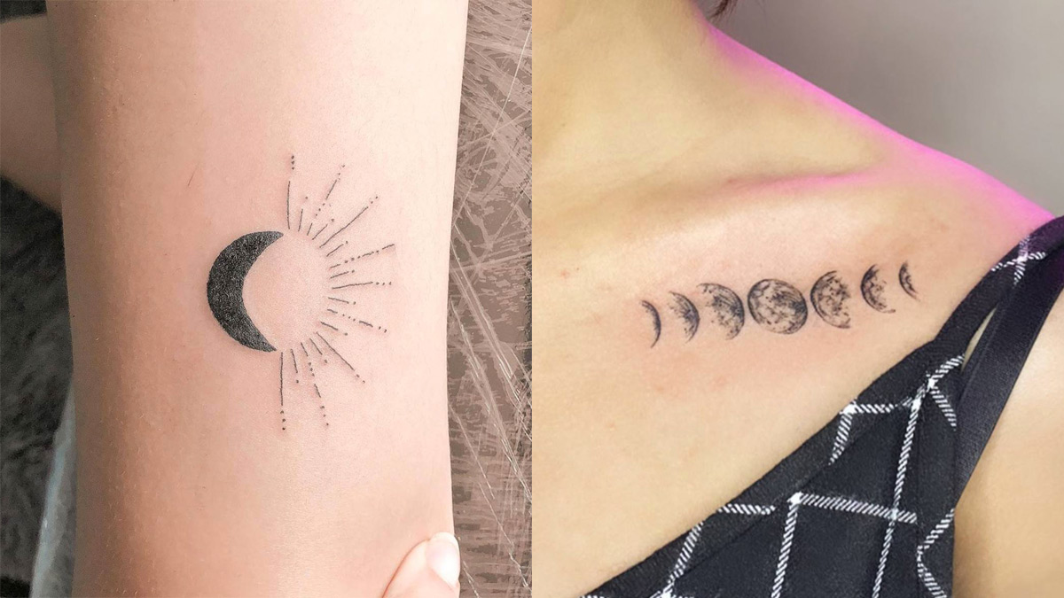 11 Minimalist Moon Tattoo Ideas You'll Want For Your First Tattoo