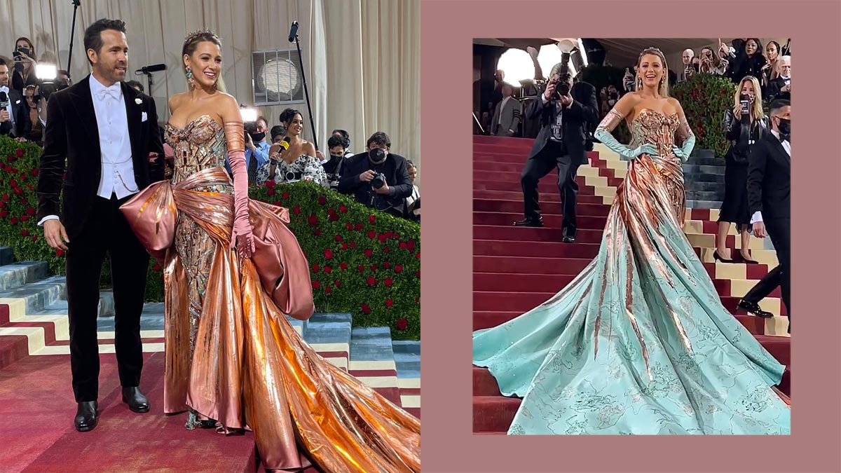 Blake Lively's Atelier Versace Gown Brings New York's Architectural Wonders  To Life With Her Transformation On The MET Gala 2022 Red Carpet