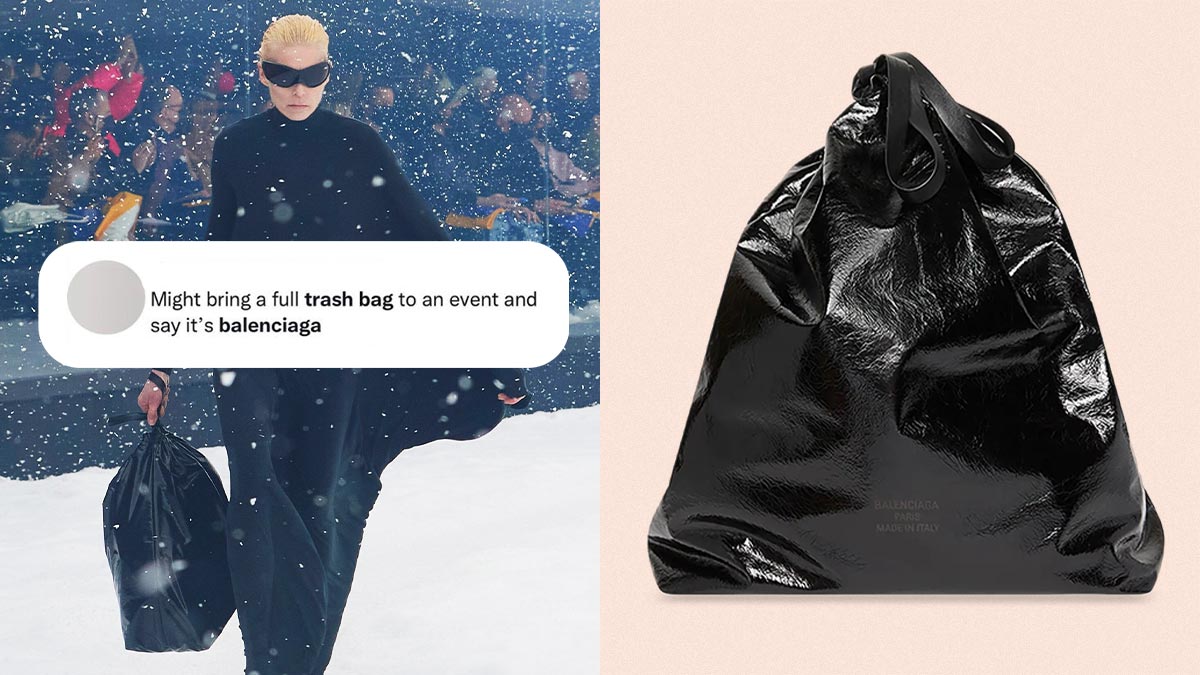 Balenciaga's next It bag costs $1,790 and looks like a bin liner