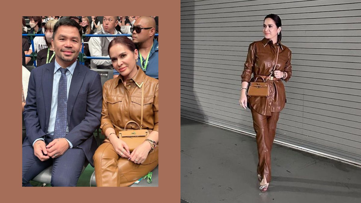 Shop: Jinkee Pacquiao's All-brown Outfit At Floyd Mayweather Vs