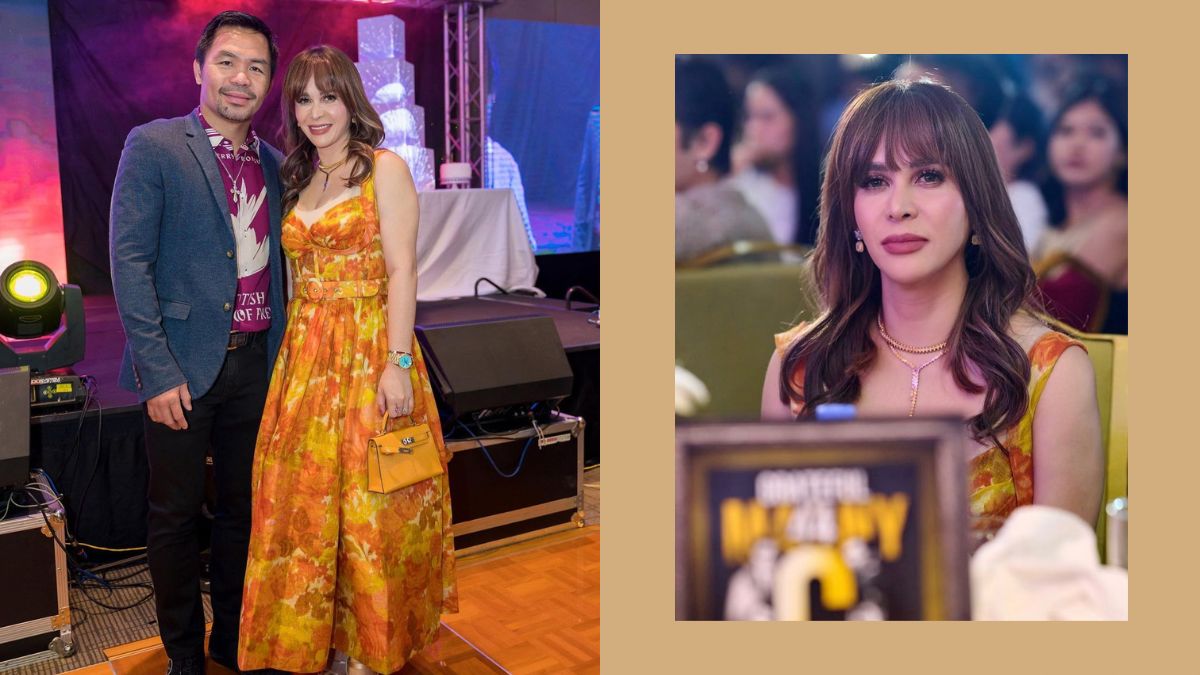 Look: Jinkee Pacquiao's All-orange Party Dress For Manny Pacquiao's 44th  Birthday