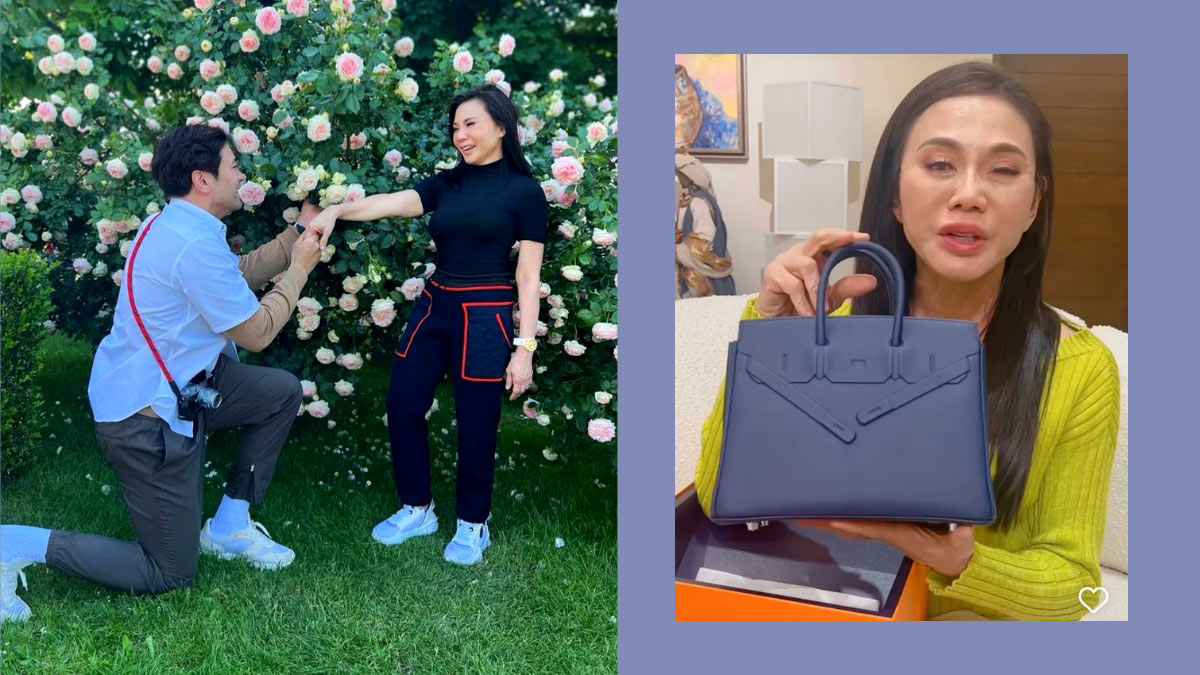 Vicki Belo receives four new Hermès bags from Hayden Kho
