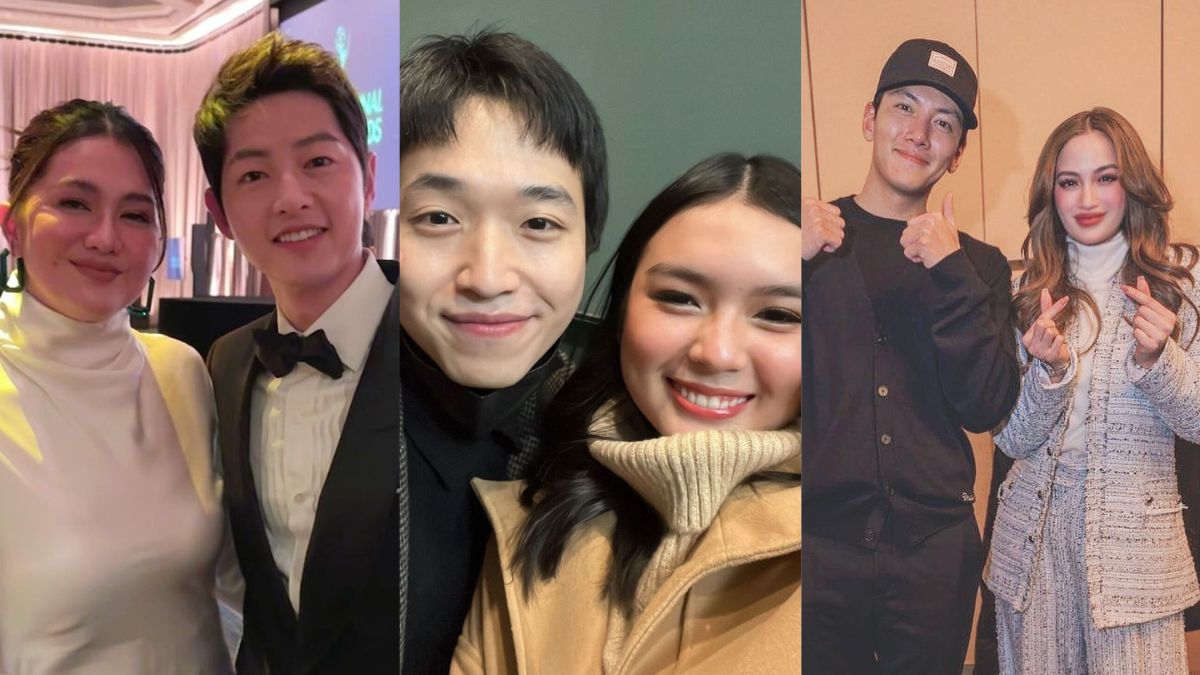 Look 7 Filipino Celebrities Who Met Famous Korean Actors In 2022 photo